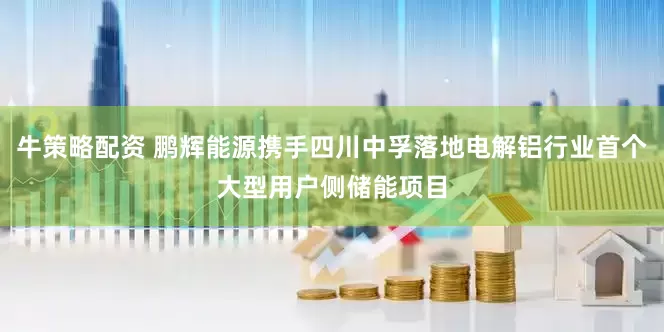 牛策略配资 鹏辉能源携手四川中孚落地电解铝行业首个大型用户侧储能项目